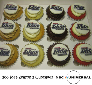 200 Cupcakes for NBCUniversal IDEA Season 2