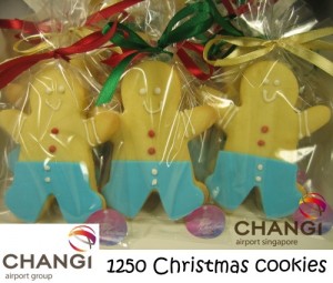 CHANGI AIRPORT GROUP 1250 Christmas cookies