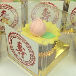 longevity peach cupcake individual box