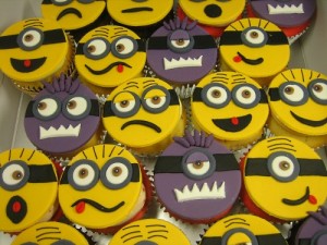Minions Cupcakes 2D